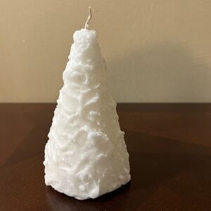 PartyLite 3" x 5" Candy Cane Pillar Candle New Box P5F/CP5102